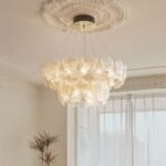 Double French Clover Modern Minimalist Round Bedroom Lights - Image 3