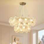 Double French Clover Modern Minimalist Round Bedroom Lights - Image 2