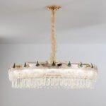 French light luxury living room chandelier crystal post-modern minimalist bedroom light master - Image 7