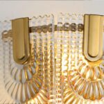 French light luxury wall lamp simple atmosphere room bedside aisle decorative lamp creative crystal glass bedroom wall lamps - Image 3