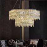 Villa living room chandelier modern simple atmosphere Nordic style light luxury restaurant bedroom new crystal lamps and lanterns - Image 5