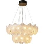Double French Clover Modern Minimalist Round Bedroom Lights - Image 7