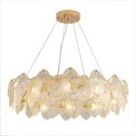 French light luxury crystal living room modern minimalist chandelier - Image 7