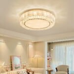 led crystal ceiling lamp light luxury atmosphere living room lamp simple modern bedroom lamp dining room lamps and lanterns set - Image 2