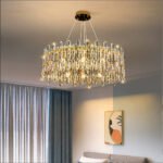 Cream wind light luxury living room crystal chandelier post-modern dining room lamp luxury bedroom room French chandelier - Image 5
