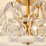 Creative warm romantic roses daughter room lamps and lanterns French cream wind bedroom ceiling light - Image 2