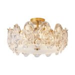Creative warm romantic roses daughter room lamps and lanterns French cream wind bedroom ceiling light - Image 8
