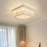 French light luxury crystal ceiling light living room lamp modern simple cream wind hall main lamp bedroom lamp dining room lamps and lanterns - Image 2