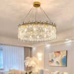 Cream wind light luxury living room crystal chandelier post-modern dining room lamp luxury bedroom room French chandelier - Image 4