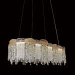 Modern Simple High-end Light Luxury Style Crystal Chandelier Circle Hall Master Bedroom Dining Room Lights - Image 3