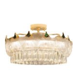 French light luxury living room chandelier crystal post-modern minimalist bedroom light master - Image 6