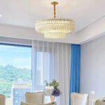 Light luxury crystal chandelier living room main light French luxury cream wind lamp modern simple atmosphere bedroom light - Image 3