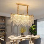 American lamp luxury crystal chandelier simple atmosphere dining lamps - Image 4
