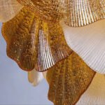 Light luxury crystal ginkgo leaf new modern dining lamp - Image 7