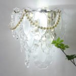 French light luxury wall lamp simple atmosphere room bedside aisle decorative lamp creative crystal glass master bedroom wall lamps - Image 4
