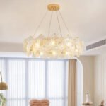 French light luxury crystal living room modern minimalist chandelier - Image 2