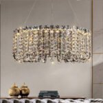 Italian style living room crystal chandelier light luxury style designer senior sense of atmosphere hall main light - Image 4