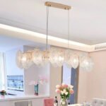 French Luxury Crystal Living Room Modern Minimalist Dining Lamps