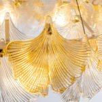 Creative Retro Ginkgo Leaf Upscale Dining Room Dining Lamps - Image 3