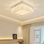 led crystal ceiling lamp light luxury atmosphere living room lamp simple modern bedroom lamp dining room lamps and lanterns set - Image 3