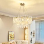 Cream wind light luxury living room crystal chandelier post-modern dining room lamp luxury bedroom room French chandelier - Image 7