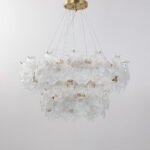 Double French Clover Modern Minimalist Round Bedroom Lights - Image 5