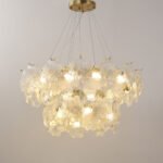 Double French Clover Modern Minimalist Round Bedroom Lights - Image 4