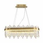 Crystal lamp luxury living room chandelier dining room master bedroom lamps and lanterns modern simple atmosphere dining lamps - Image 3
