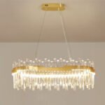 Crystal lamp luxury living room chandelier dining room master bedroom lamps and lanterns modern simple atmosphere dining lamps - Image 2