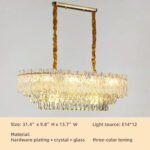 Luxury crystal chandelier living room main light French luxury cream wind lamp modern simple atmosphere dining light - Image 2