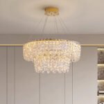 Light Luxury Living Room Light Crystal Chandelier Master Bedroom Modern Simple