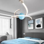 Creative led dining room light chandelier simple modern bedroom light living room light dining room island table lamp dining table bar lamps and lanterns