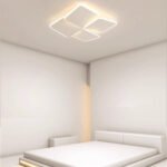Bedroom lamp ceiling light eye protection new led creative four leaf clover senior sense room light study master bedroom light