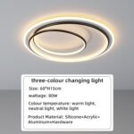Bedroom Lights Master Bedroom New Premium Feeling Pop Cream Style Lamps Super Bright Remote Controlled Room Ceiling Lights - Image 11