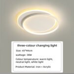 Bedroom Lights Master Bedroom New Premium Feeling Pop Cream Style Lamps Super Bright Remote Controlled Room Ceiling Lights - Image 10