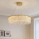 Light Luxury Living Room Light Crystal Chandelier Master Bedroom Modern Simple - Image 2