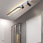 Aisle corridor light simple modern long spotlight living room without main light track entrance checkroom balcony ceiling light - Image 2