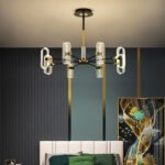 Living room chandelier new Scandinavian creative personality light luxury restaurant bedroom lights simple modern atmospheric lamps and lanterns - Image 3