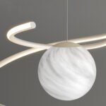 Creative led dining room light chandelier simple modern bedroom light living room light dining room island table lamp dining table bar lamps and lanterns - Image 10