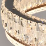 Circle crystal chandelier light luxury senior sense living room lights modern simple atmosphere - Image 10