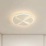 Bedroom lamp ceiling light eye protection new led creative four leaf clover senior sense room light study master bedroom light - Image 6