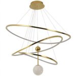 Modern light luxury Scandinavian led chandelier living room bedroom study dining room sample room showroom creative personality designer - Image 12