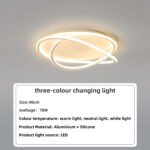 Bedroom Lights Master Bedroom New Premium Feeling Pop Cream Style Lamps Super Bright Remote Controlled Room Ceiling Lights - Image 18