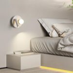 Cloud bedroom wall lamp with switch simple modern living room background decorative lamp children's room reading eye-care bedside lamps - Image 13