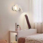 Cloud bedroom wall lamp with switch simple modern living room background decorative lamp children's room reading eye-care bedside lamps - Image 12
