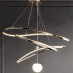 Modern light luxury Scandinavian led chandelier living room bedroom study dining room sample room showroom creative personality designer - Image 2