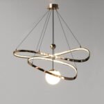 Modern light luxury Scandinavian led chandelier living room bedroom study dining room sample room showroom creative personality designer - Image 7