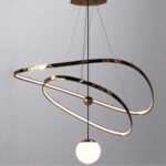 Modern light luxury Scandinavian led chandelier living room bedroom study dining room sample room showroom creative personality designer - Image 6