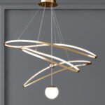 Modern light luxury Scandinavian led chandelier living room bedroom study dining room sample room showroom creative personality designer - Image 5