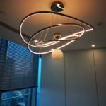 Modern light luxury Scandinavian led chandelier living room bedroom study dining room sample room showroom creative personality designer - Image 3